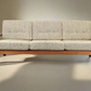 MID CENTURY TEAK SOFA holz couch wohnzimmer danish vintage dänemark