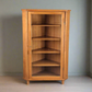 VINTAGE ECKVITRINE vitrine eckschrank eckkommode holz antik eck