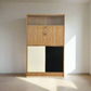 60S SEKRETÄR SCHRANK nuss holz vitrine kommode minibar regal mid century