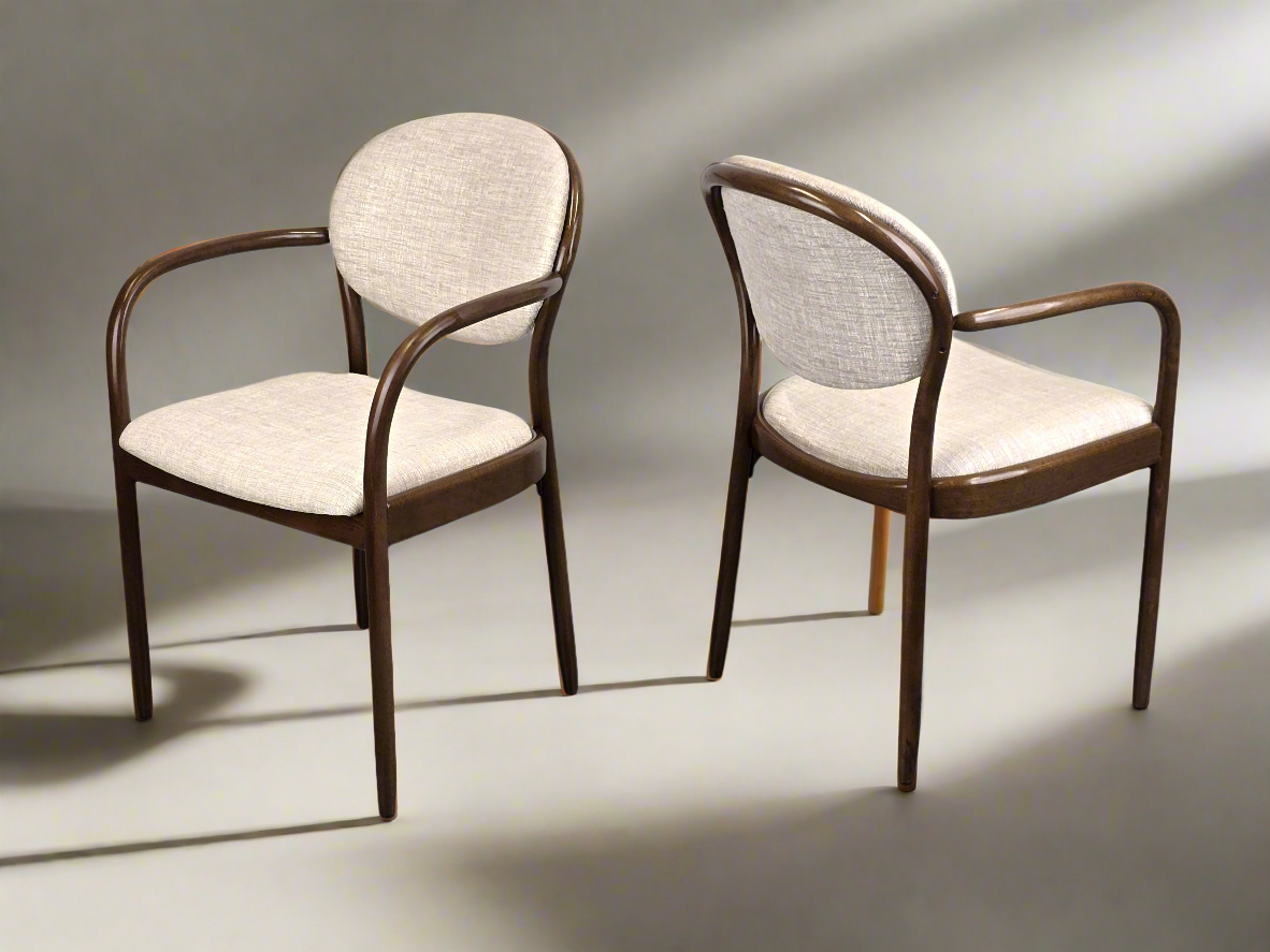 THONET STUHL stühle vintage esszimmer 82 holz bugholz esstisch küche beige braun schreibtisch büro