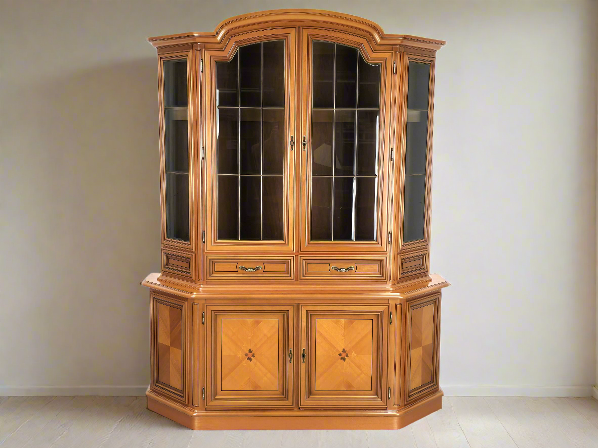 KIRSCHBAUM VITRINENSCHRANK vitrine schrank kommode buffet geschier holz