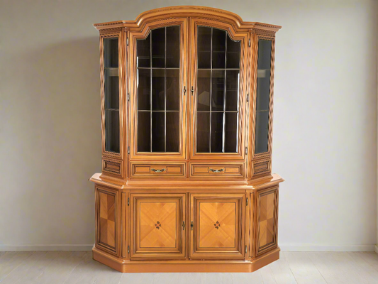 KIRSCHBAUM VITRINENSCHRANK vitrine schrank kommode buffet geschier holz