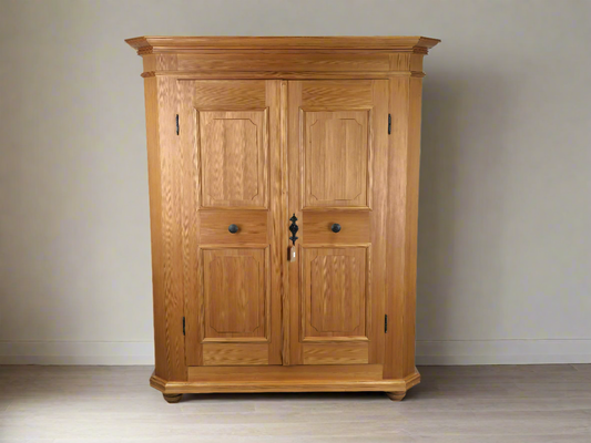 VINTAGE BAUERSCHRANK vollholz holz schrank kleiderschrank weichholz
