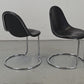 GIOTTO STOPPINO STUHL esszimmer küche bernini büro esstisch mid century schwarz leder chrom