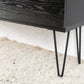 Sideboard  Kommode Schwarz Holz Vintage Minibar