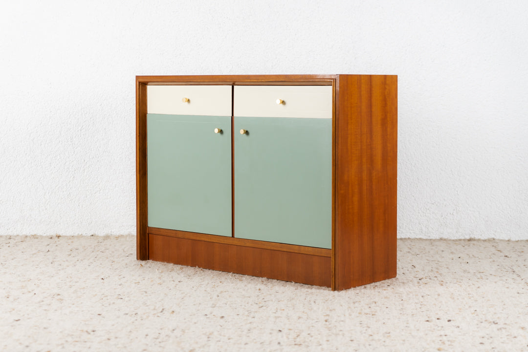 Vintage Kommode Sideboard Schubladen Schuhkommode Pastell 60s