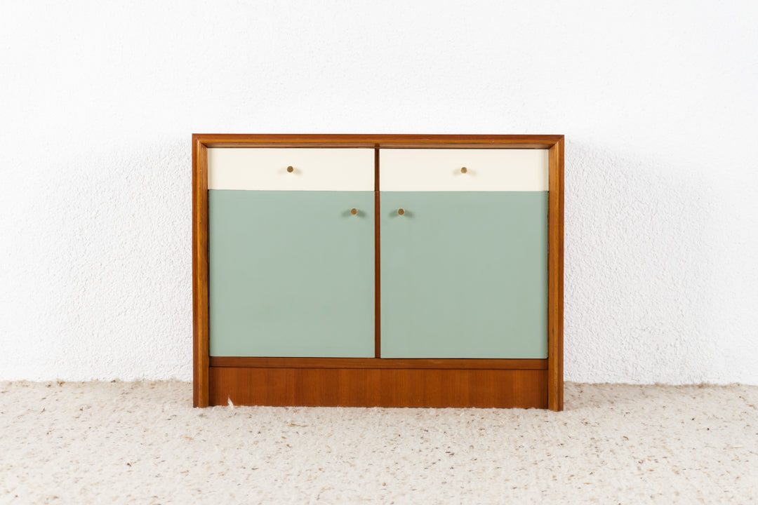 Vintage Kommode Sideboard Schubladen Schuhkommode Pastell 60s