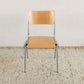 2er Set Vintage Stapelstuhl Mid Century Stuhl Esstisch Büro Küche Resopal Industrial