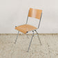 2er Set Vintage Stapelstuhl Mid Century Stuhl Esstisch Büro Küche Resopal Industrial