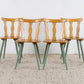 Stuhl 4er Set Vintage Bistro Holz Küche Esstisch Stühle