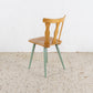 Stuhl 4er Set Vintage Bistro Holz Küche Esstisch Stühle