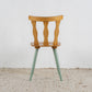 Stuhl 4er Set Vintage Bistro Holz Küche Esstisch Stühle