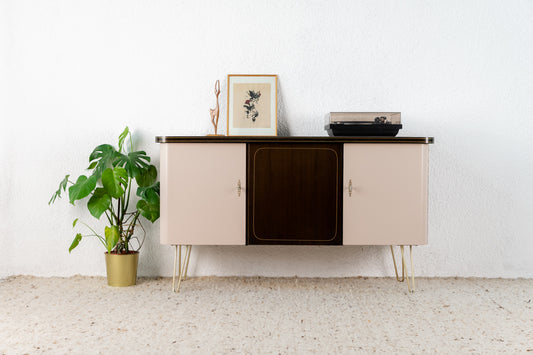 Mid Century Holz Sideboard / Kommode