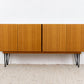 Vintage Sideboard Nuss Holz Salbei Pastell Kommode