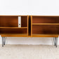 Vintage Sideboard Nuss Holz Salbei Pastell Kommode