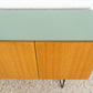 Vintage Sideboard Nuss Holz Salbei Pastell Kommode