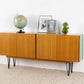 Vintage Sideboard Nuss Holz Salbei Pastell Kommode