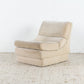 Mid Century Sessel Polster Beige Element Sofa Rollen
