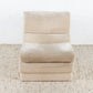 Mid Century Sessel Polster Beige Element Sofa Rollen