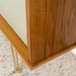 Mid Century Vitrine Highboard Sideboard Nuss Holz